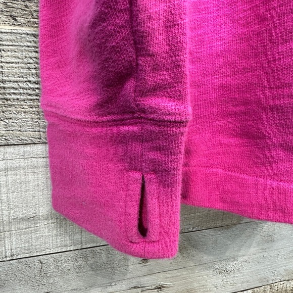 Vineyard Vines Womens XS Hot Pink Slub Funnel Neck Pullover Cotton Sweatshirt - Picture 6 of 7